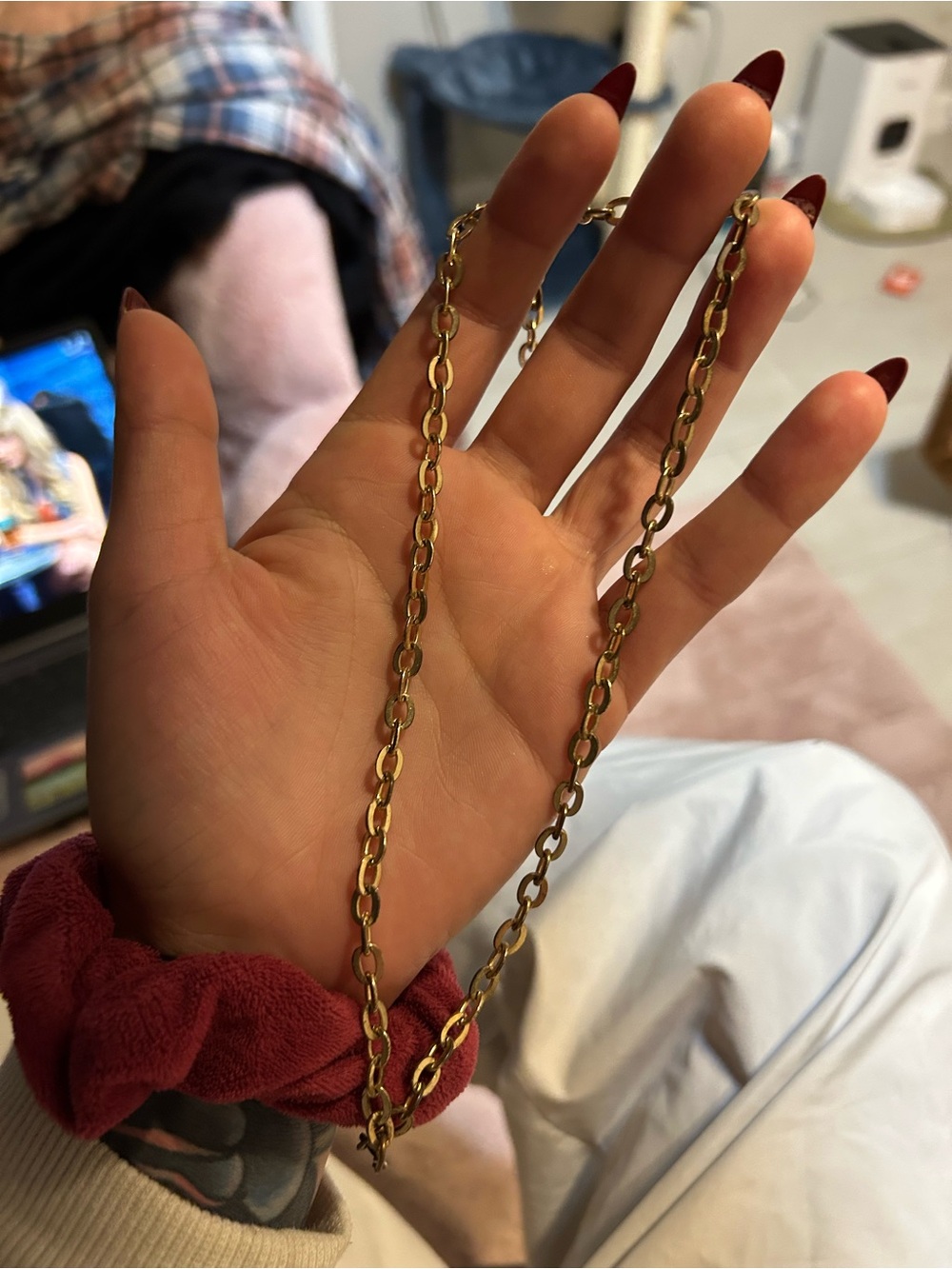 Gold Link Chain Necklace - Elegant Women’s Jewelry